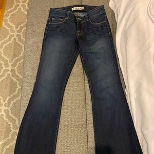 J brand flares! Dark Denim!